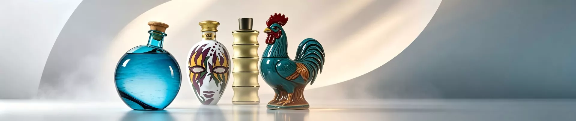 Скляні пляшки унікальної форми